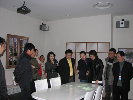 辽宁省锦州团市委书记张东群一行12人来禁毒科普教育馆参观考察  2009.12.3