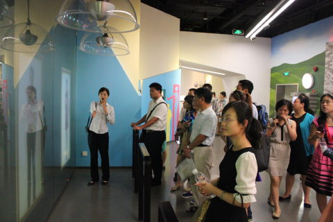 共青团广西壮族自治区委一行30人来上海市禁毒科普教育馆参观考察 2013.8.2