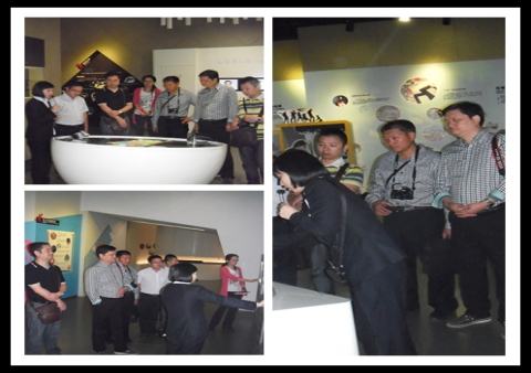 湖北恩施苗族自治州团委一行5人来上海市禁毒科普教育馆参观考察 2013.9.26