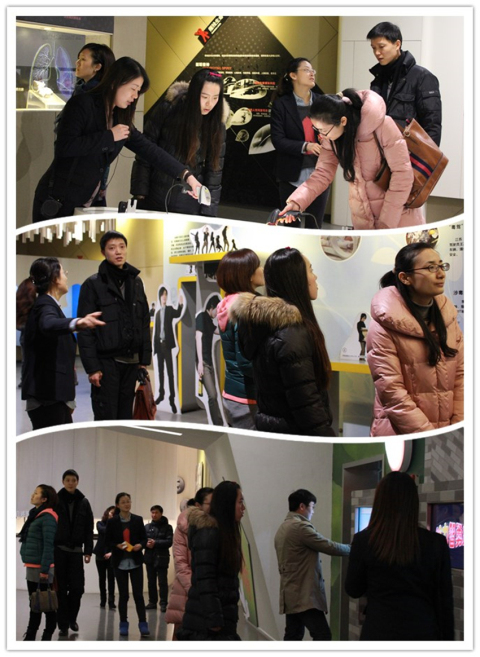 闸北革命史料陈列馆一行5人来上海市禁毒科普教育馆参观考察 2014.2.13