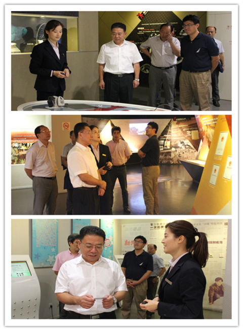 中共上海市委政法委副书记李余涛来上海市禁毒科普教育馆参观调研 2014.9.9