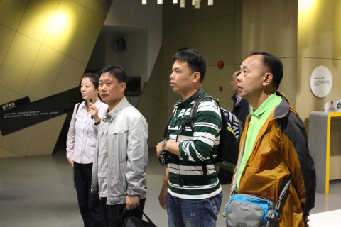 广西壮族自治区禁毒办一行6人来禁毒科普教育馆参观考察并座谈 2014.10.23