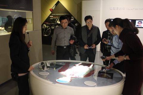 浙江省宁波市宁海县禁毒办一行6人来上海市禁毒科普教育馆参观考察并座谈 2015.3.17