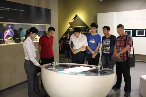 上海市戒毒康复中心一行6人来上海市禁毒科普教育馆参观考察 2015.7.16