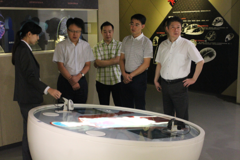 山东省滨州市团市委一行3人来上海市禁毒科普教育馆参观考察 2015.8.25