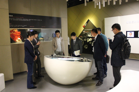 共青团吉林省委员会一行8人来上海市禁毒科普教育馆参观考察 2015.10.28