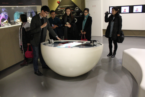 河南省许昌市人民检察院一行5人来上海市禁毒科普教育馆参观考察 2015.12.26