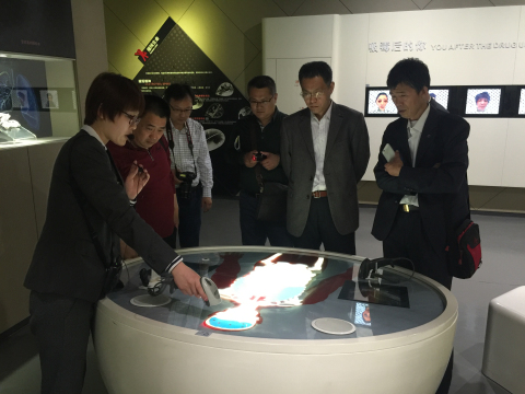 山东省滨州市禁毒办一行6人来上海市禁毒科普教育馆参观考察 2016.4.20