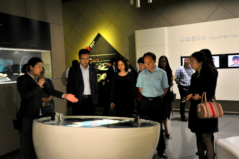 广州市团市委一行16人来上海市禁毒科普教育馆参观考察 2016.5.18