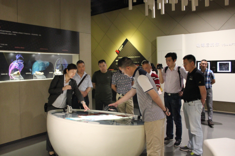 四川省泸州市强制隔离戒毒所一行12人来上海市禁毒科普教育馆参观考察 2016.5.31