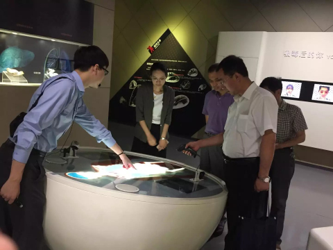 山东省济宁市青少年宫一行5人来上海市禁毒科普教育馆参观考察 2016.6.25