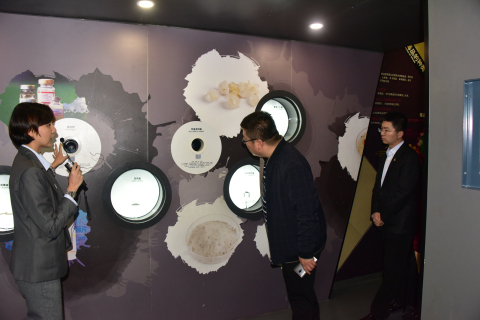 中共宁夏回族自治区委员会宣传部一行10人来上海市禁毒科普教育馆参观考察 2017.11.1