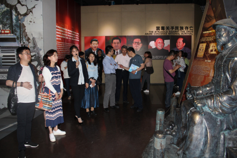 甘肃省兰州市校外教育系统一行30人来上海市禁毒科普教育馆参观考察 2018.5.6