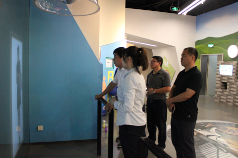 共青团黑龙江省团省委副书记孙亮一行4人来上海市禁毒科普教育馆参观考察 2018.7.23