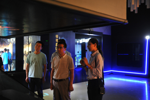 共青团青海省委副书记冉清一行7人来上海市禁毒科普教育馆参观考察 2019.7.29