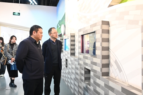 共青团三明市委书记吴晓文一行4人在上海市青少年活动中心党委书记徐速的陪同下来上海市禁毒科普教育馆参观  2026.3.25